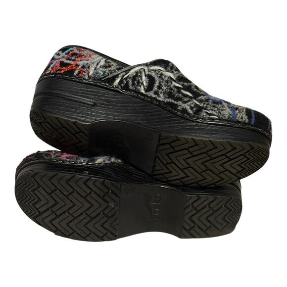 Dansko Professional Clogs Size 7 Women's Wool Multicolor Abstract Nursing Shoes - Picture 8 of 8